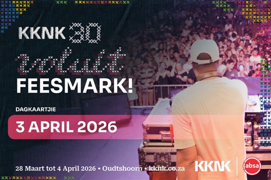KKNK Feesmark: 3 April